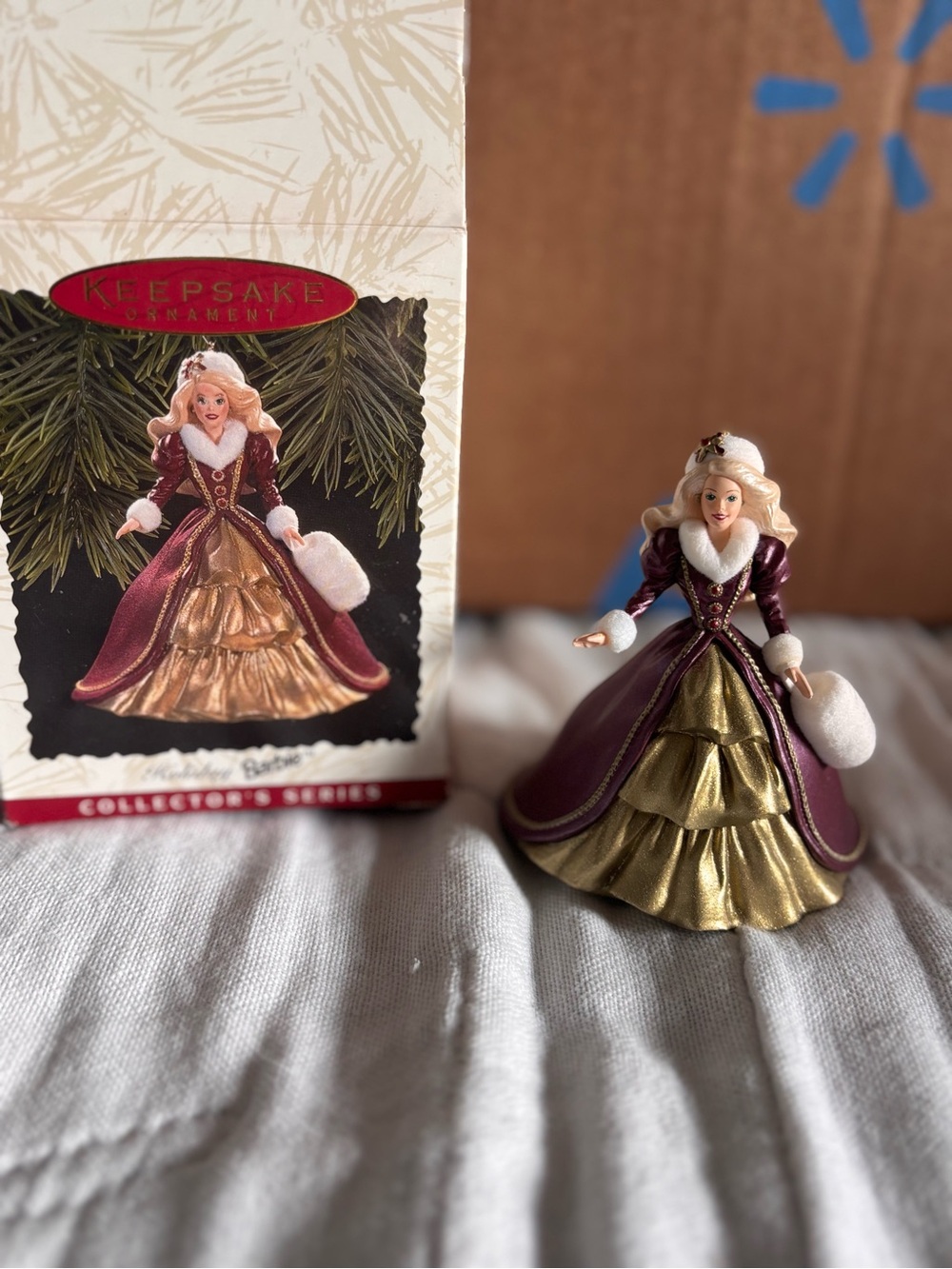 Hallmark Keepsake Ornament- 1996 Holiday Barbie with Original Box. 4th in series